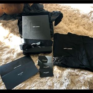 Saint Laurent shoe box. PERFECT CONDITION.